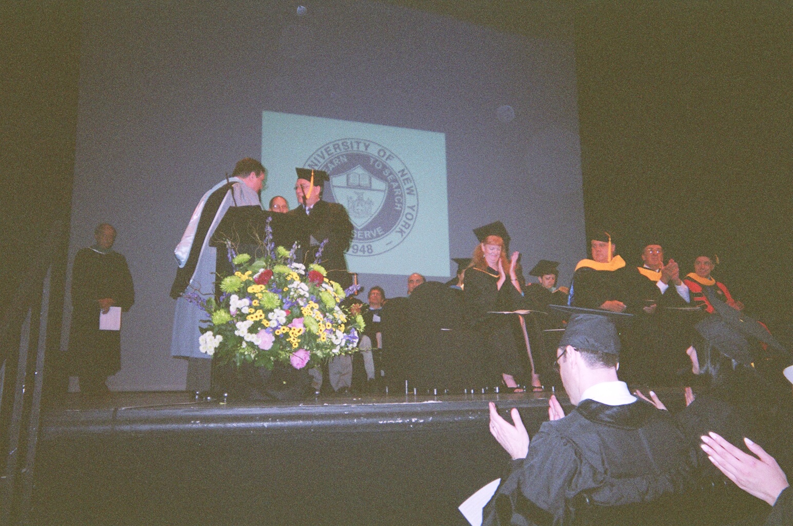 Eli receiving his honorary degree in 2006